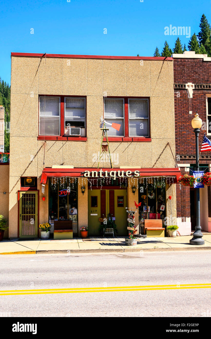 Main street Antique store in the historic city of Wallace and set in