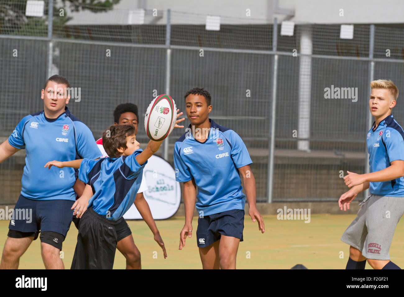 Kids Rugby Training High Resolution Stock Photography and Images - Alamy