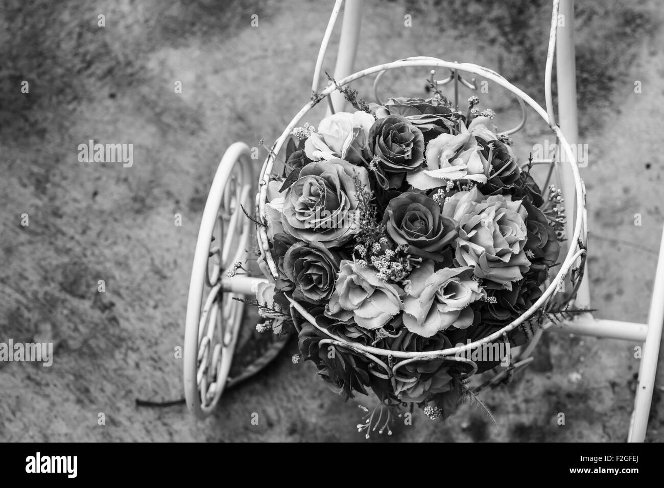 Bouquet detail Black and White Stock Photos & Images - Alamy
