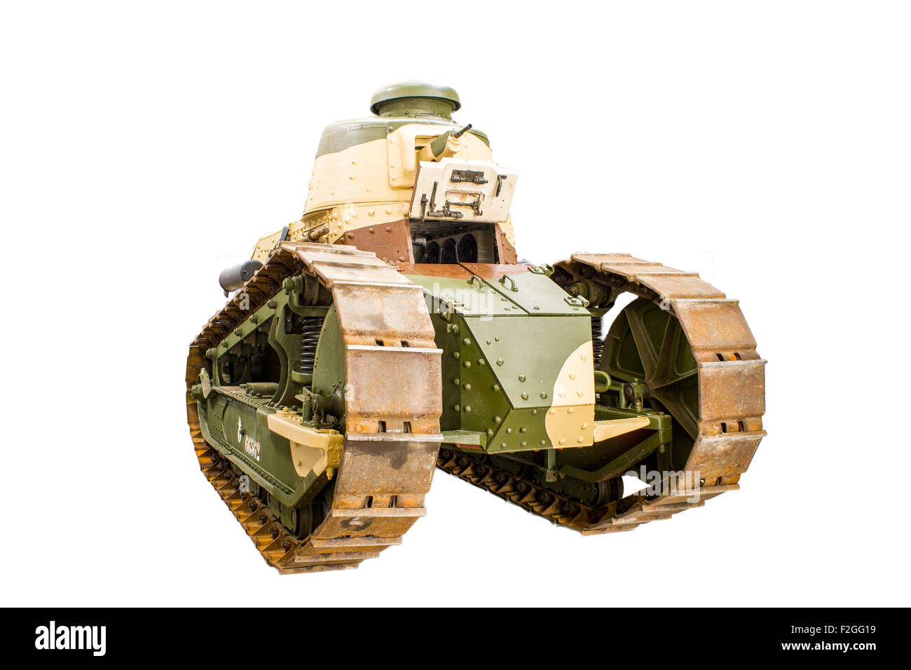 Carte postale photo Char Renault FT français Carte postale photo Char Renault FT français