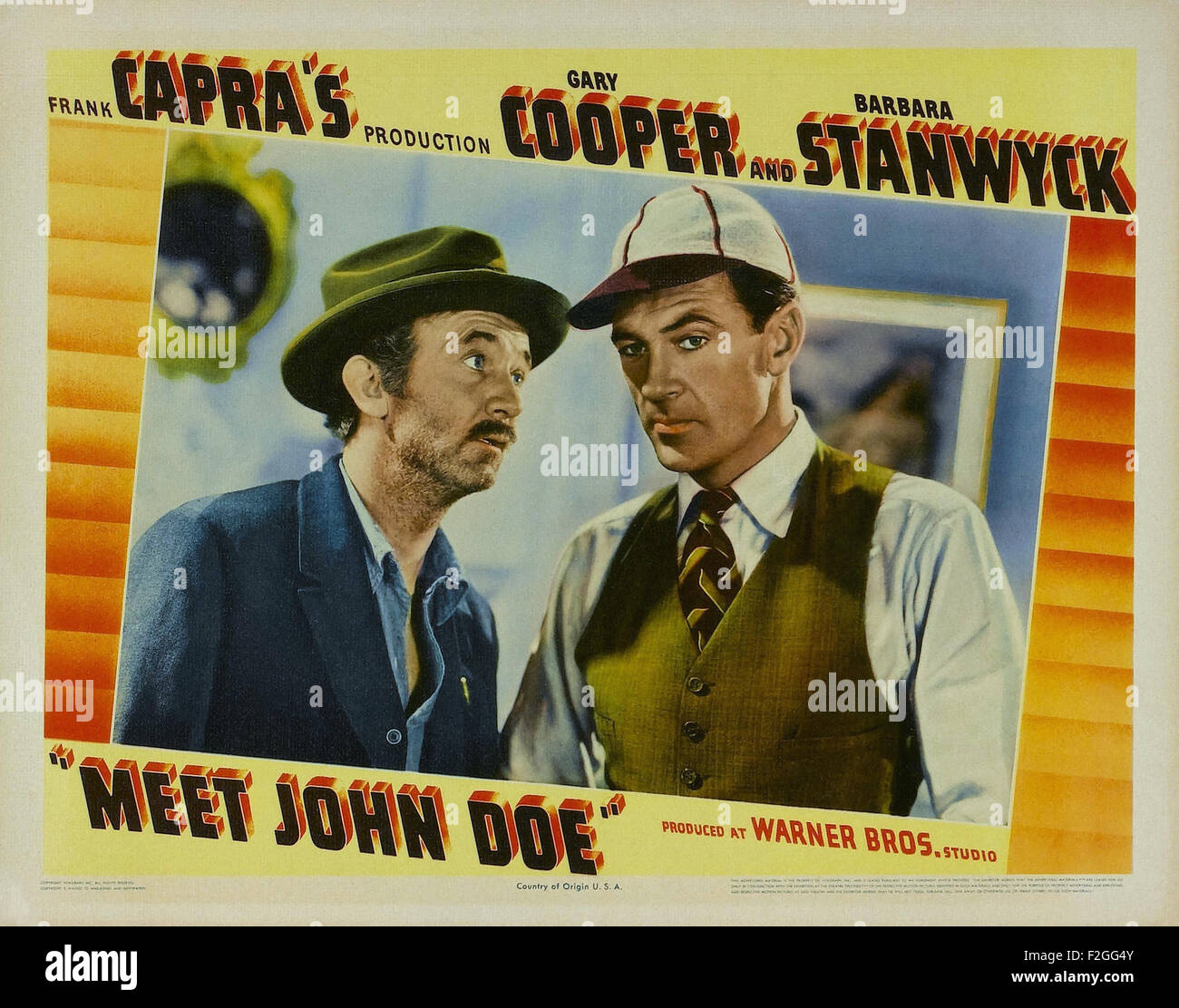 Meet John Doe 06 - Movie Poster Stock Photo