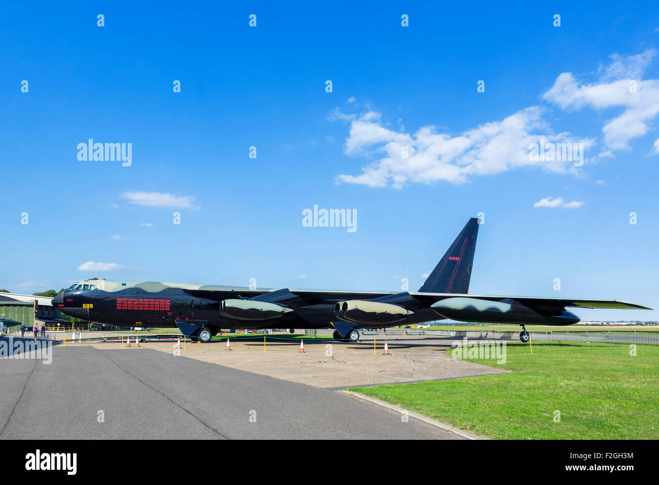 Boeing B-52 Stratofortress at the Imperial War Museum, Duxford, Cambridgeshire, England, UK Stock Photo