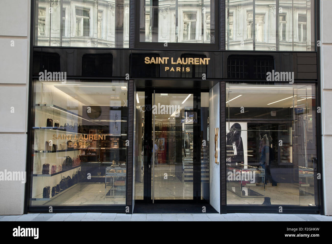 Saint Laurent Store; Vienna, Austria Stock Photo - Alamy