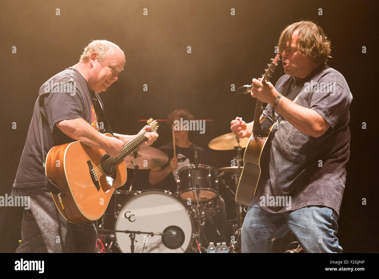 Chicago, Illinois, USA. 13th Sep, 2015. KYLE GASS (L) and JACK BLACK of Tenacious D perform live during Riot Fest at Douglas Park in Chicago, Illinois © Daniel DeSlover/ZUMA Wire/Alamy Live News Stock Photo