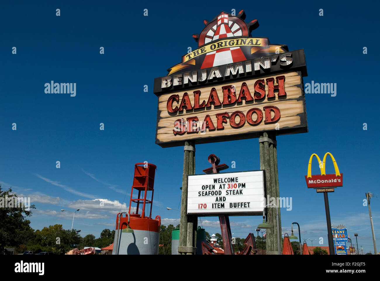 Benjamins calabash seafood restaurant sign hires stock photography and images Alamy