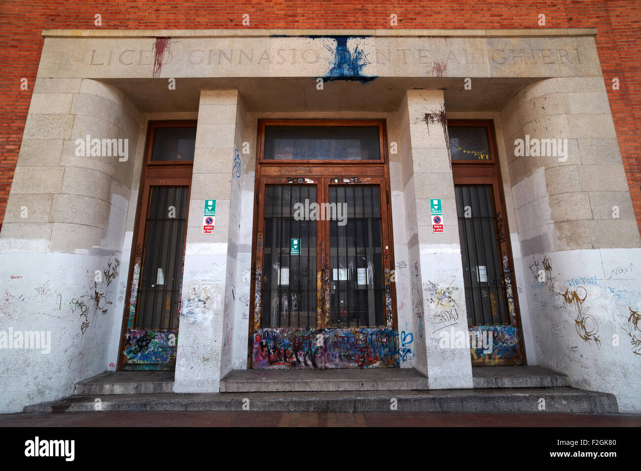 Liceo Ginnasio Dante Alighieri, Trieste - Italian school Stock Photo