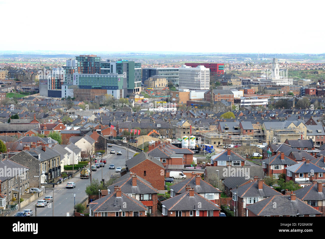 View of Barnsley Town Centre. Picture: Scott Bairstow/Alamy Stock Photo