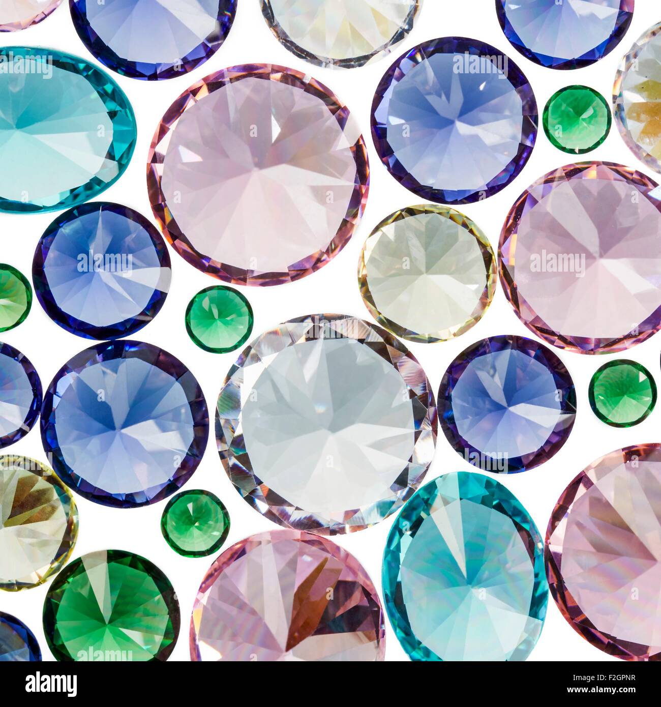 Colourful gemstones Stock Photo