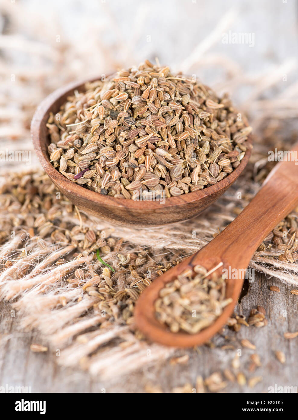 Portion of dried Anissed (detailed close-up shot) Stock Photo