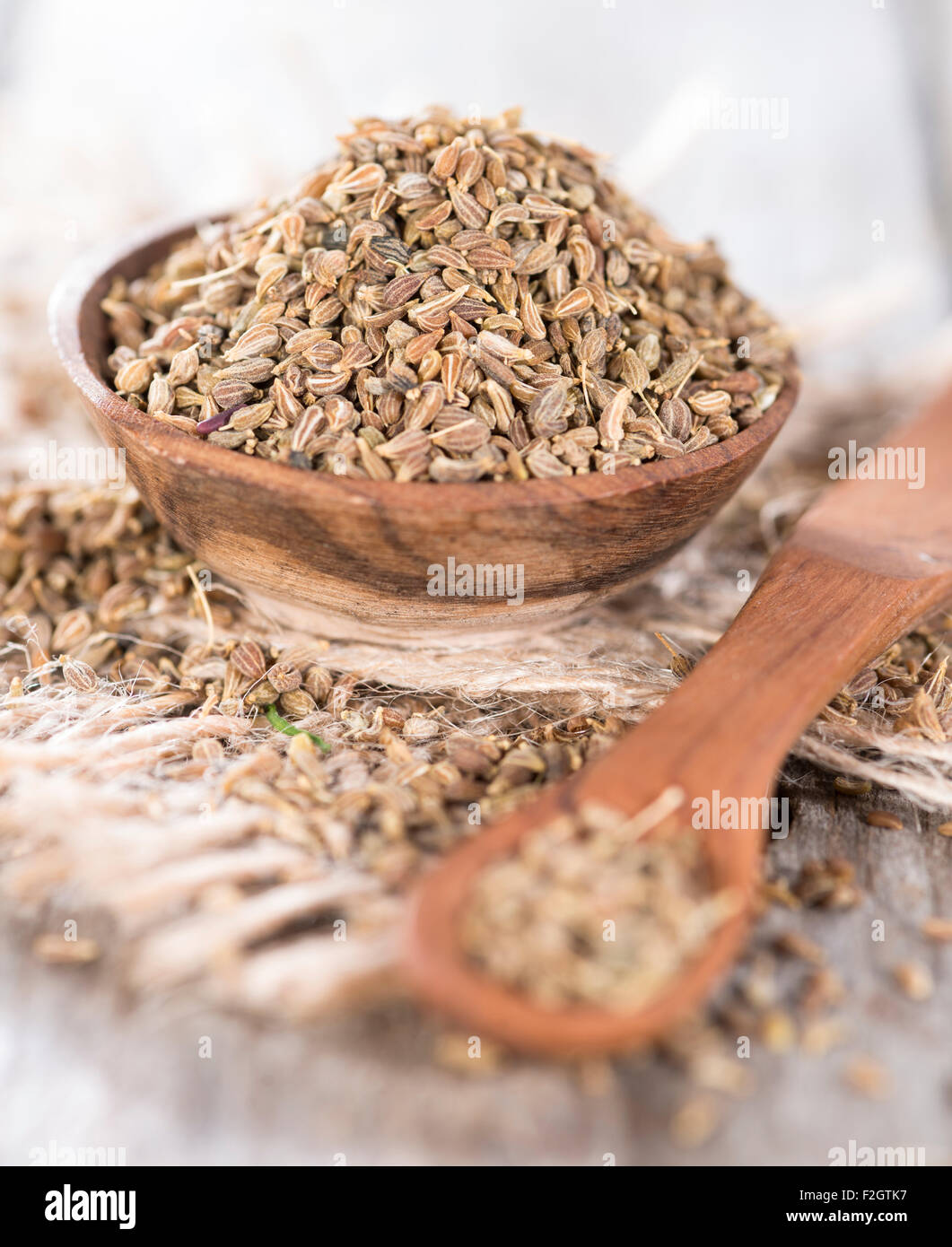 Portion of dried Anissed (detailed close-up shot) Stock Photo