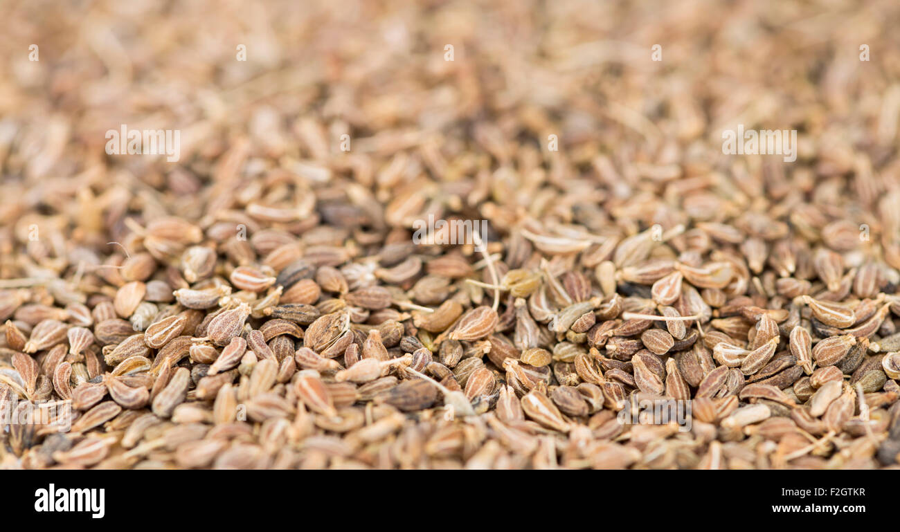 Portion of dried Anissed as close-up shot for background or texture use Stock Photo