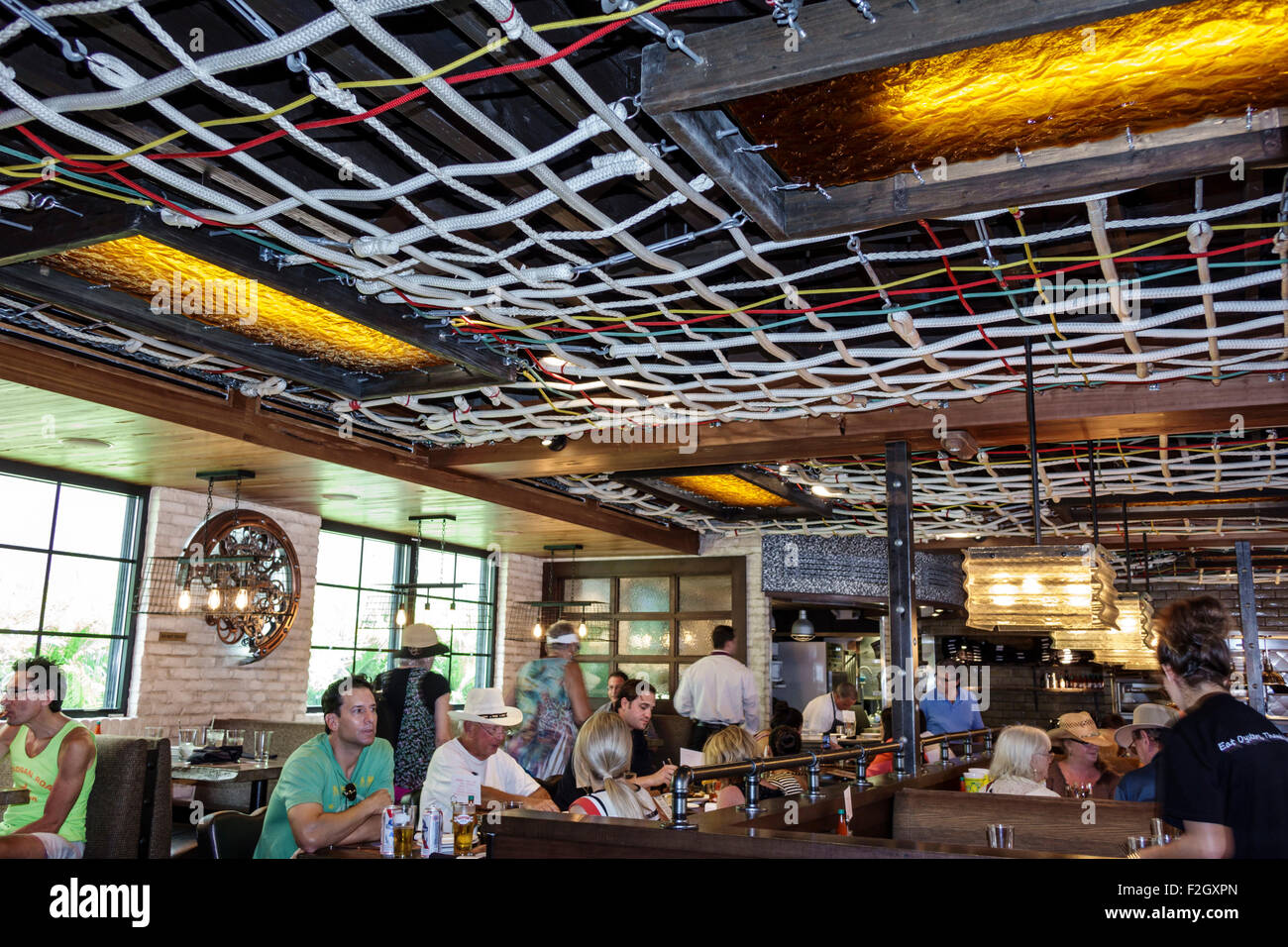 Florida, FL, South, Delray Beach, East Atlantic Avenue, Racks Fish