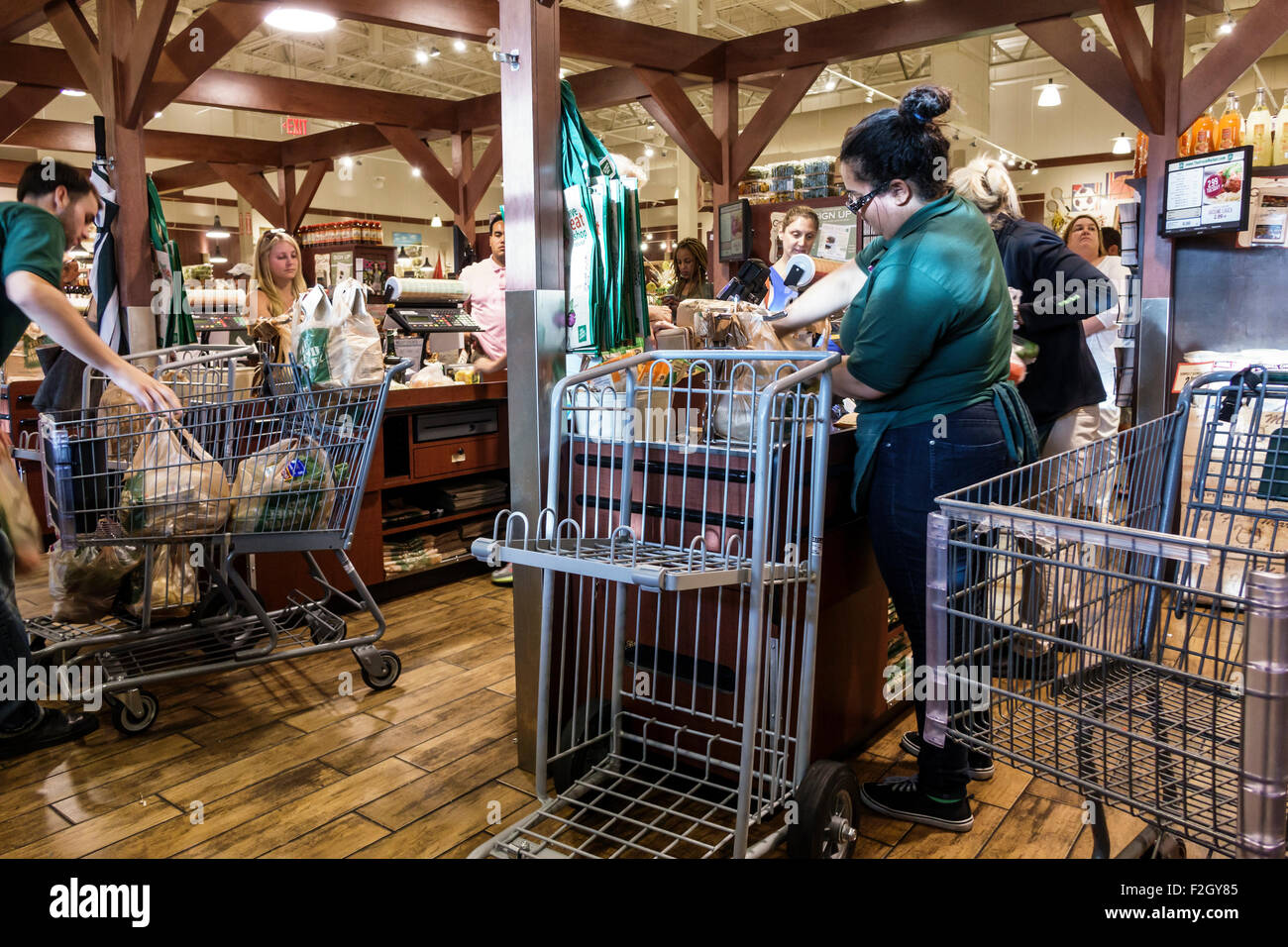Delray Beach Florida,The Fresh Market,grocery store,supermarket,food,shopping shopper shoppers shop shops market markets marketplace buying selling,re Stock Photo