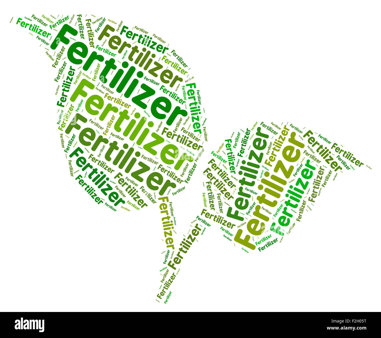 Fertilizer Word Indicating Mulch Manure And Words Stock Photo Alamy