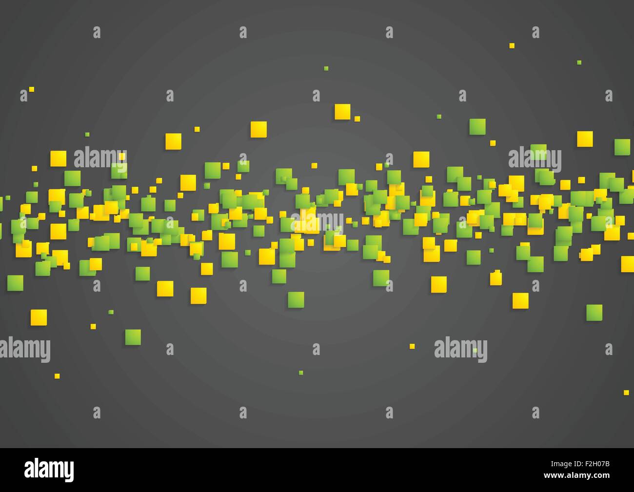 Green and orange squares on dark background. Vector illustration design ...