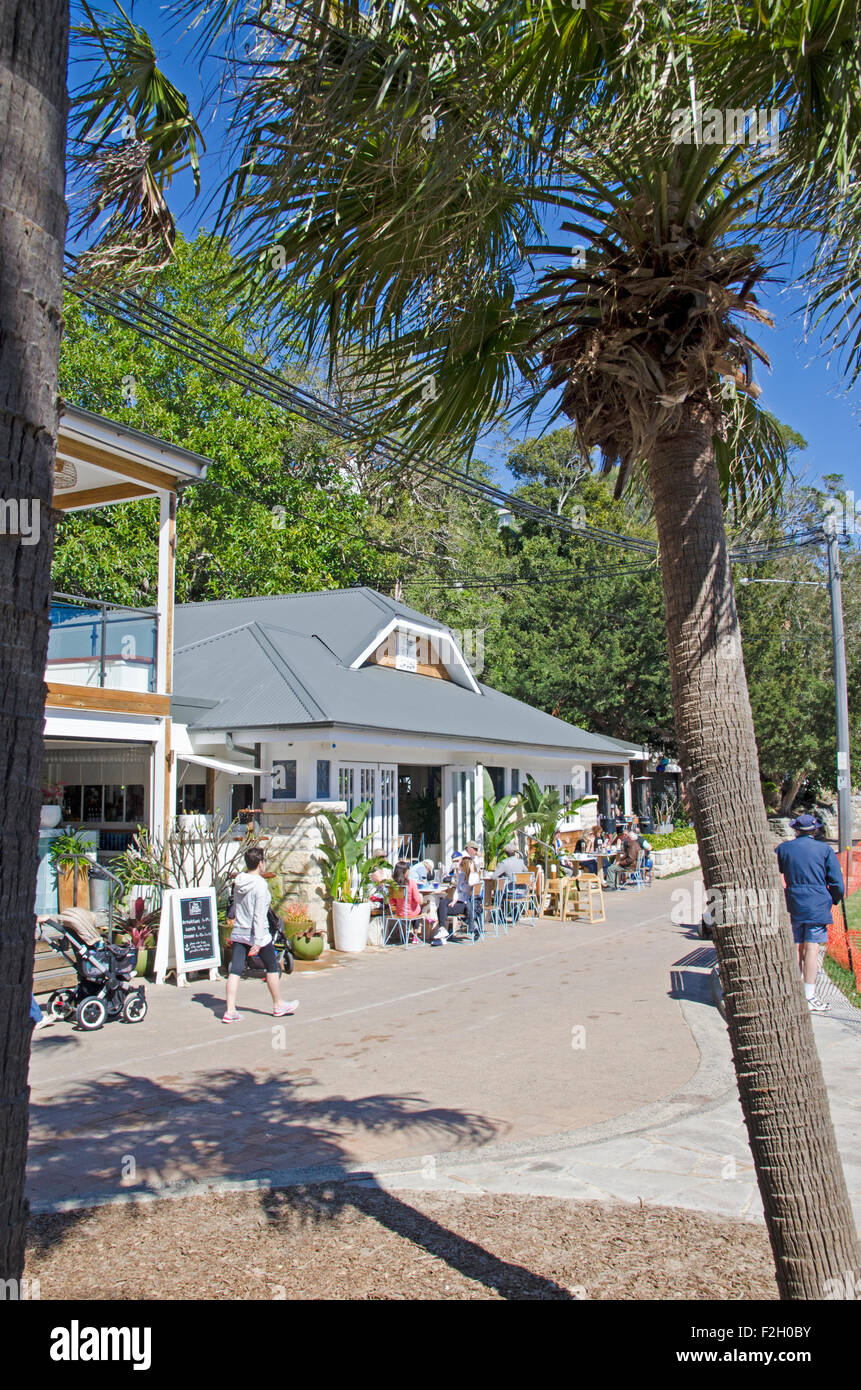 The Boat House Restaurant at Shelly Beach, Manly Australia Stock Photo