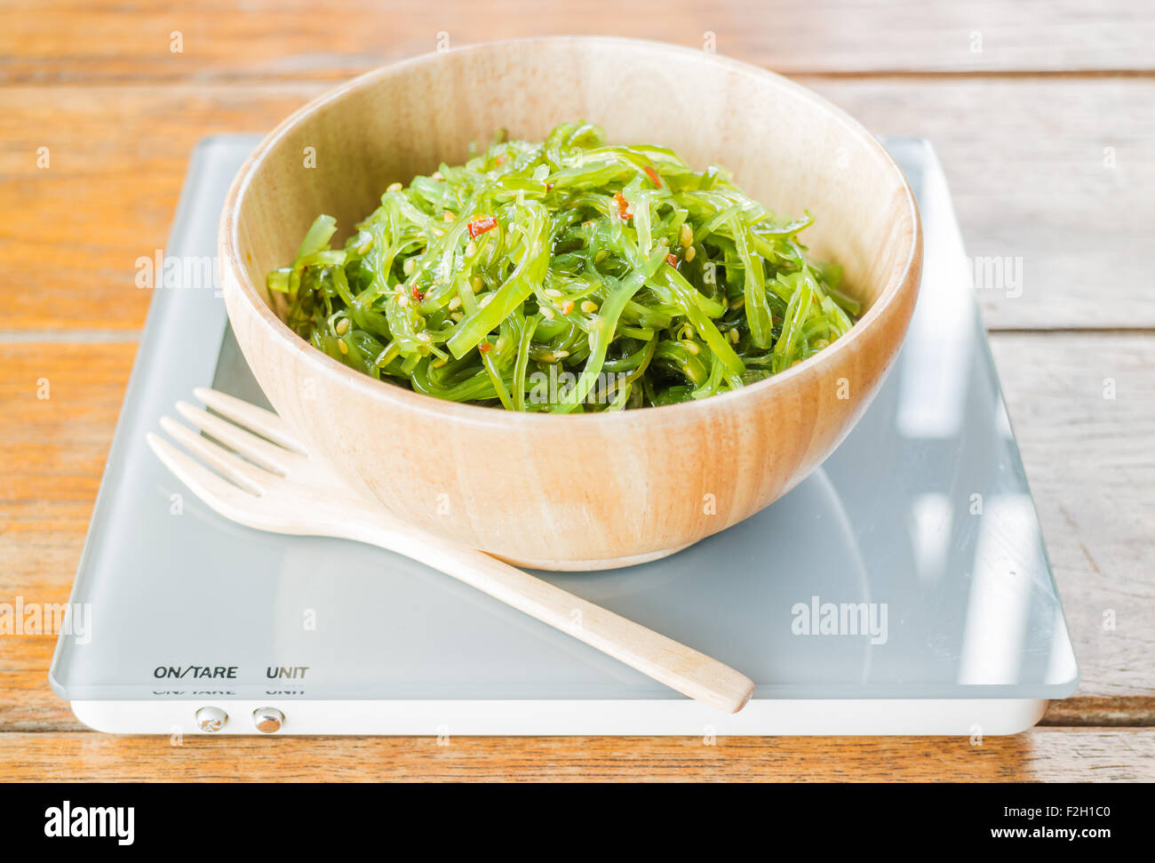 Delicious fresh seaweed spicy salad, stock photo Stock Photo Alamy