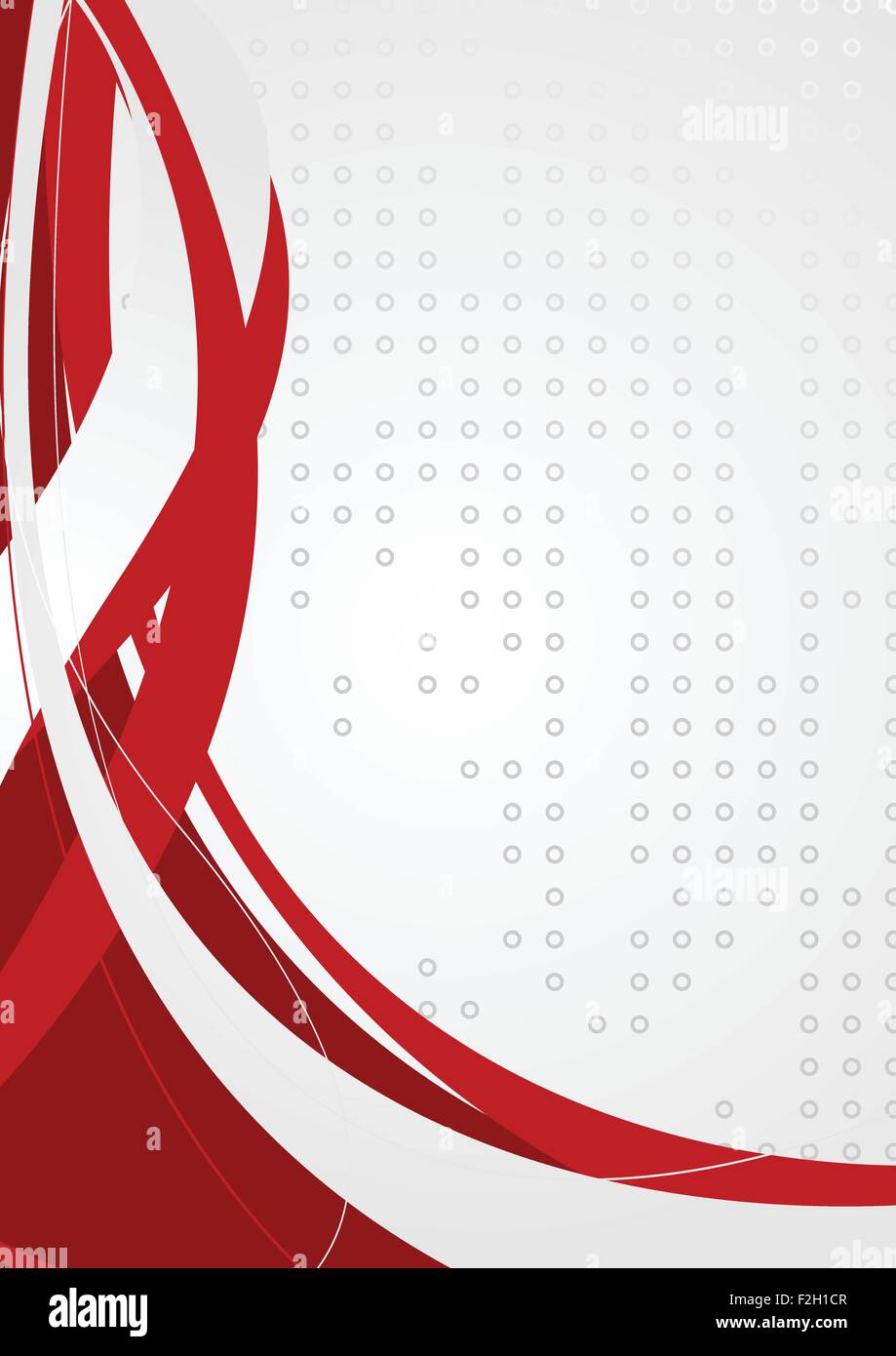 Abstract corporate background with red waves. Vector illustration Stock ...
