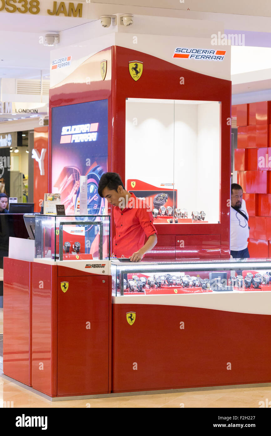 Scuderia Ferrari shop Stock Photo