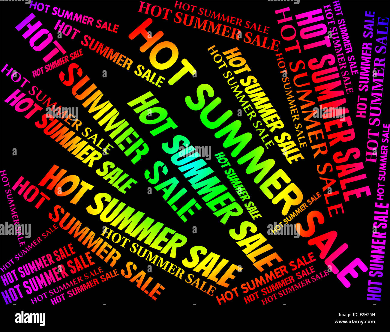 Hot Summer Sale Meaning Closeout Promotion And Warm Stock Photo Alamy