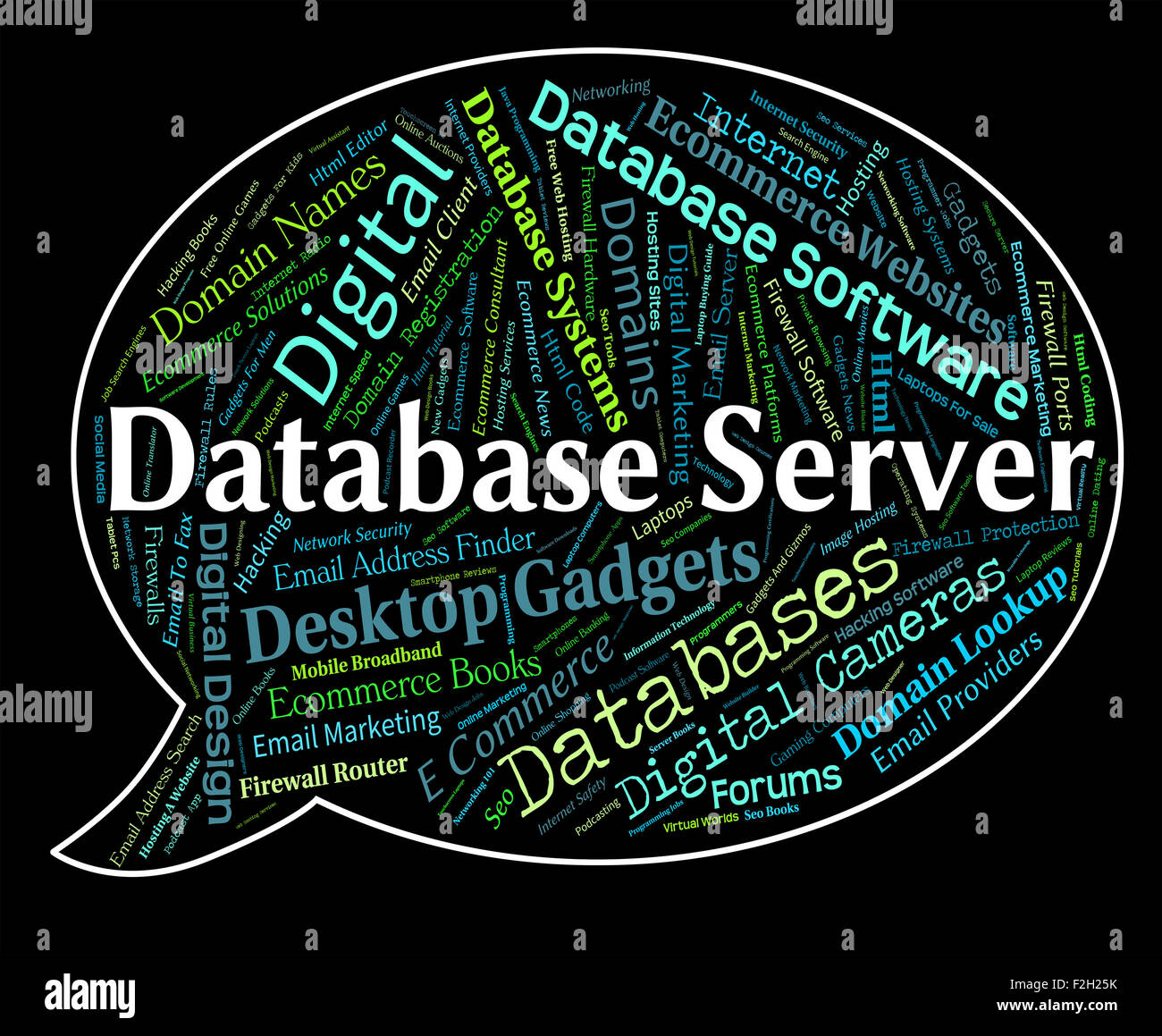 Database Server Meaning Computer Servers And Networking Stock Photo - Alamy