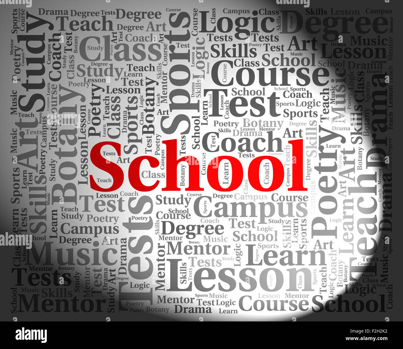 School word hi-res stock photography and images - Alamy