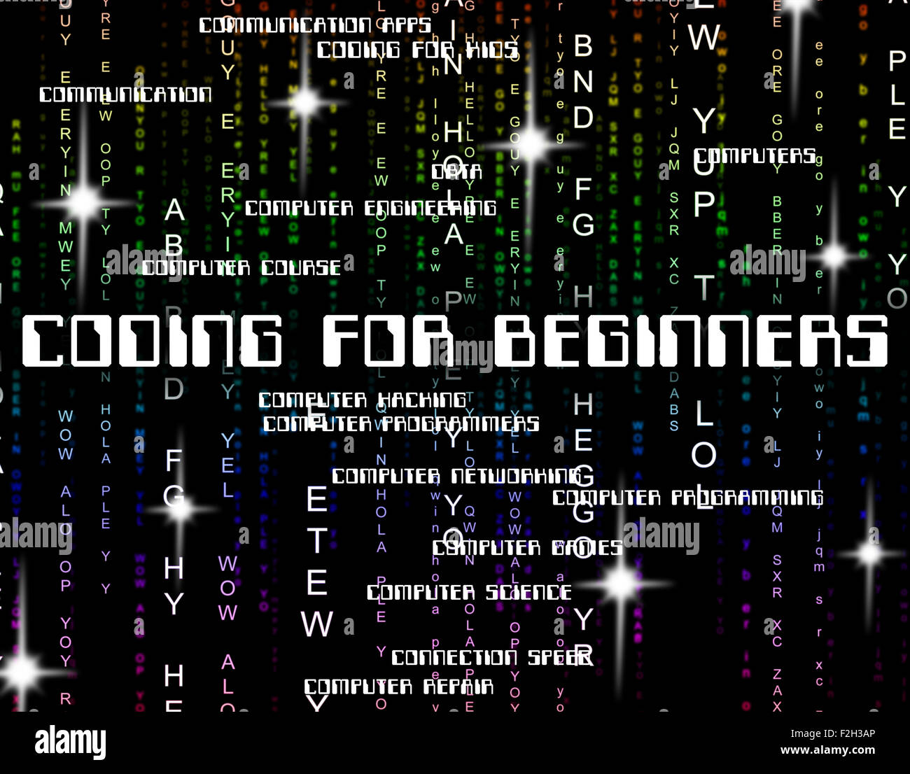 Coding for beginners hi-res stock photography and images - Alamy