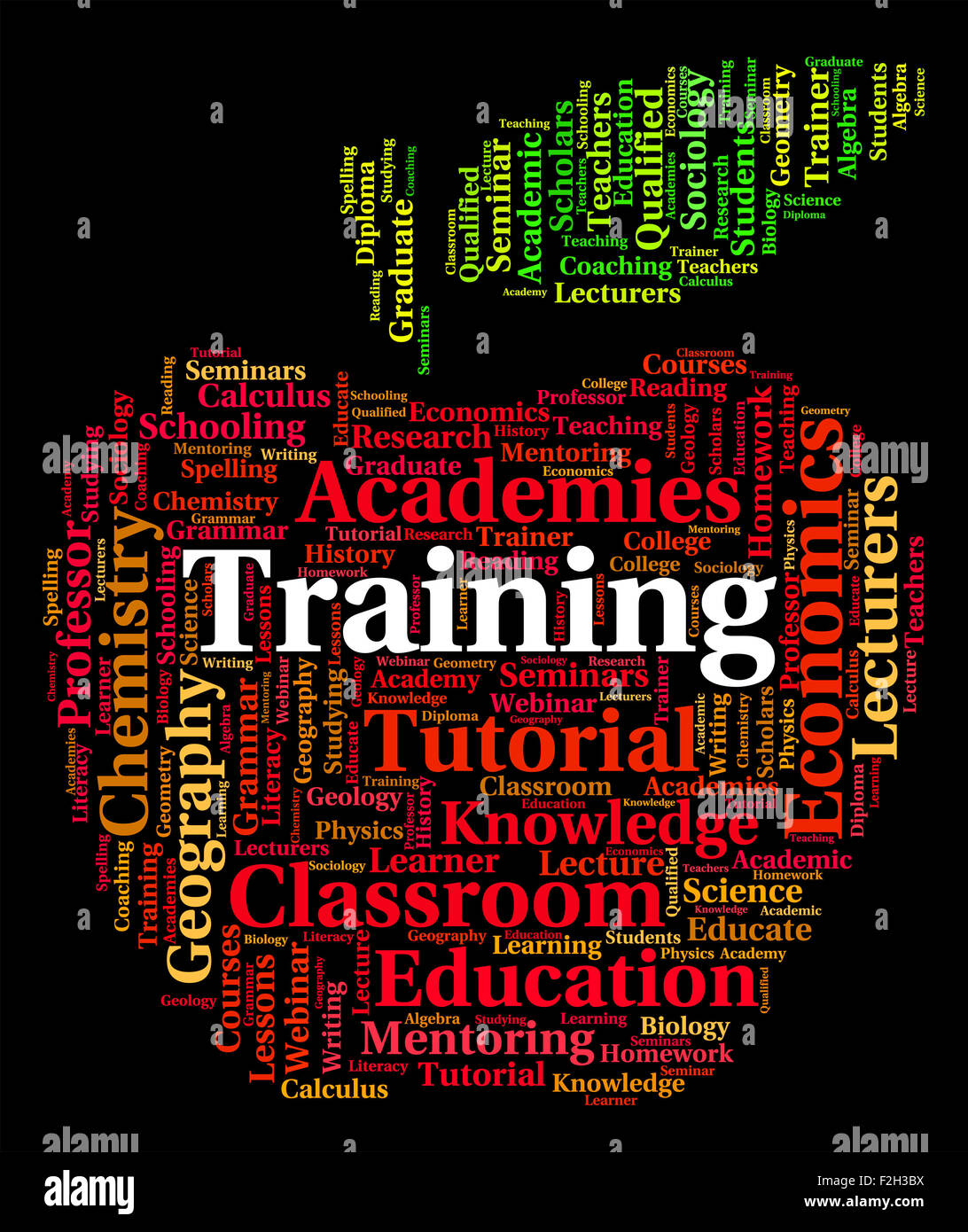 Training Word Meaning Education Lesson And Learning Stock Photo Alamy