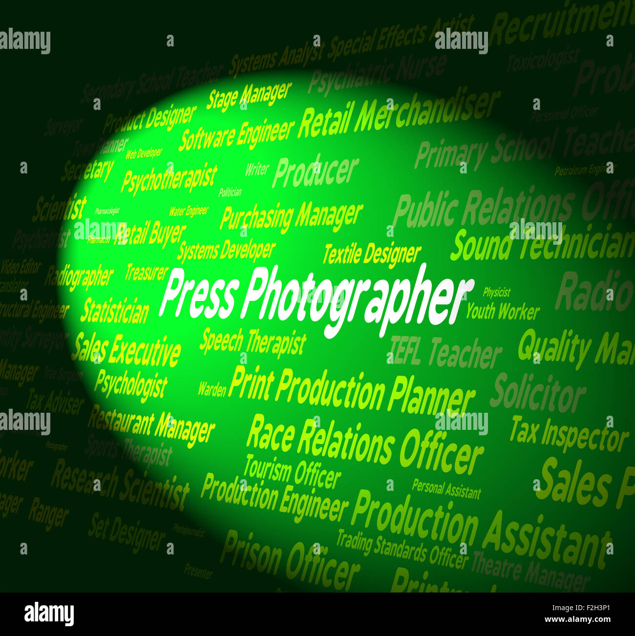 Press Photographer Representing Copy Editor And Hiring Stock Photo Alamy