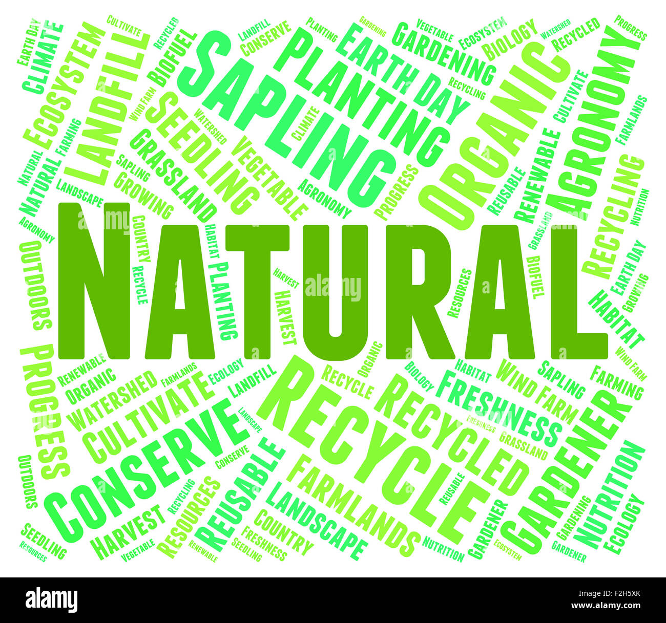 Natural Word Showing Text Healthy And Real Stock Photo - Alamy