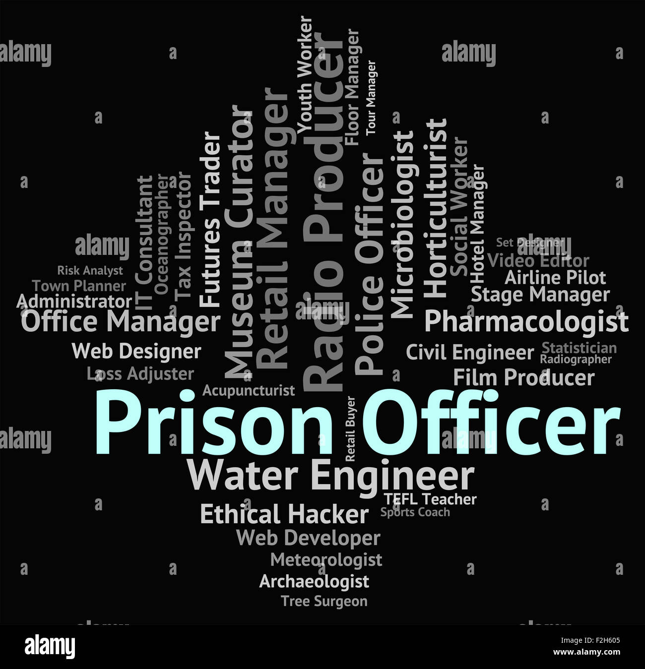 Prison Officer Indicating Correctional Facility And Penitentiary Stock ...