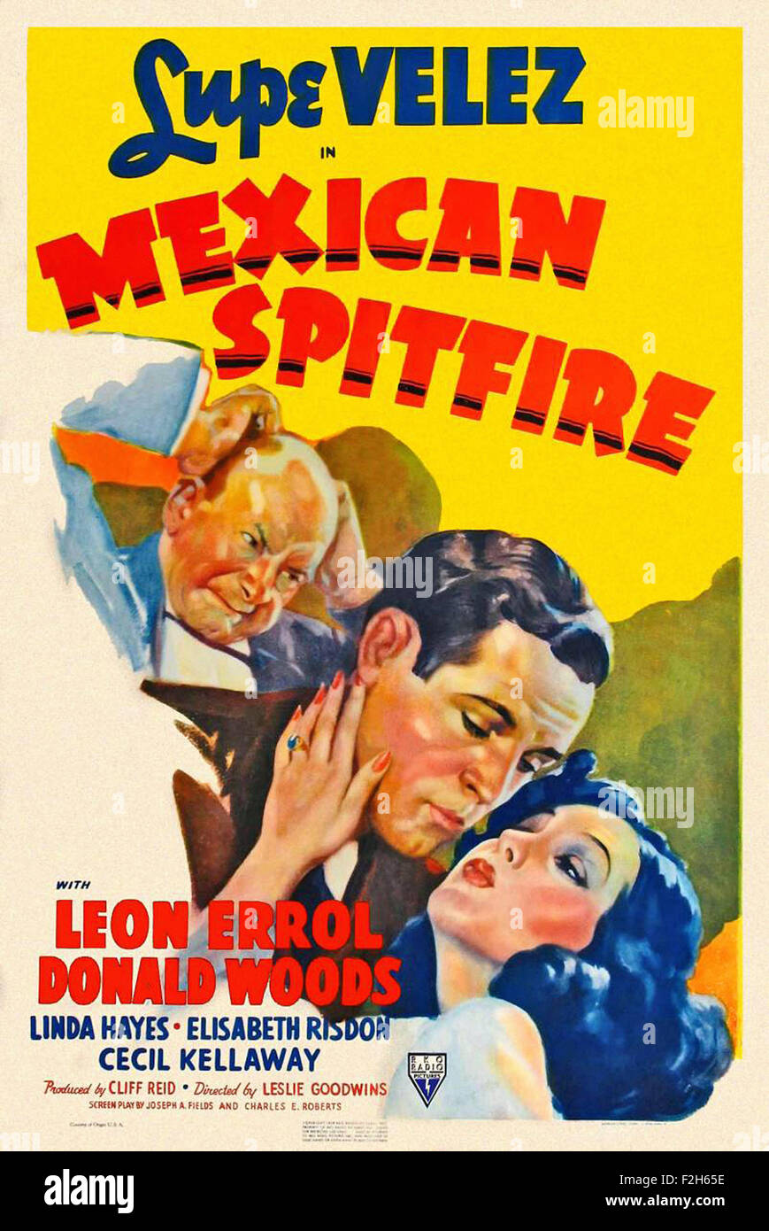 Mexican Spitfire 01 - Movie Poster Stock Photo
