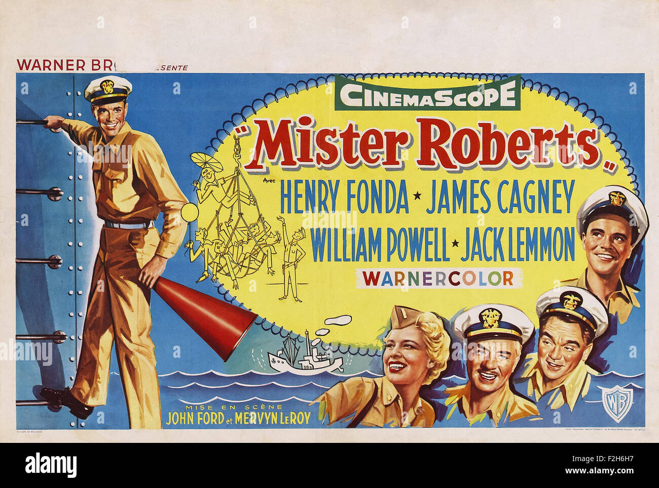 Mister Roberts 02 Movie Poster Stock Photo Alamy