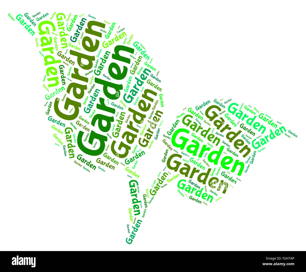 Garden Word Showing Lawn Outdoor And Words Stock Photo Alamy