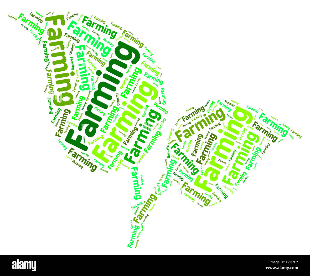 Farming Word Showing Agriculture Farmstead And Farmland Stock Photo Alamy