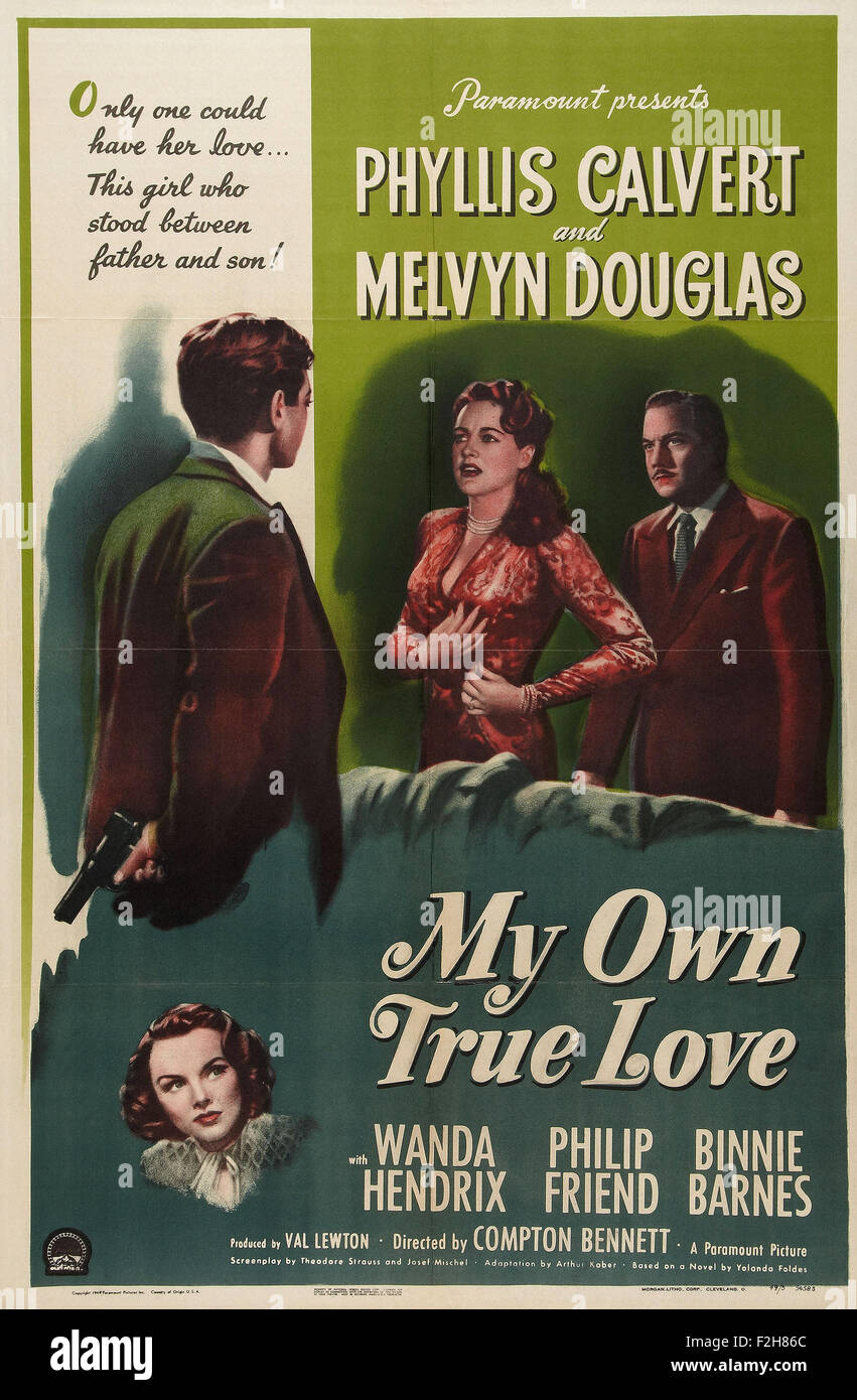 My Own True Love 01 - Movie Poster Stock Photo