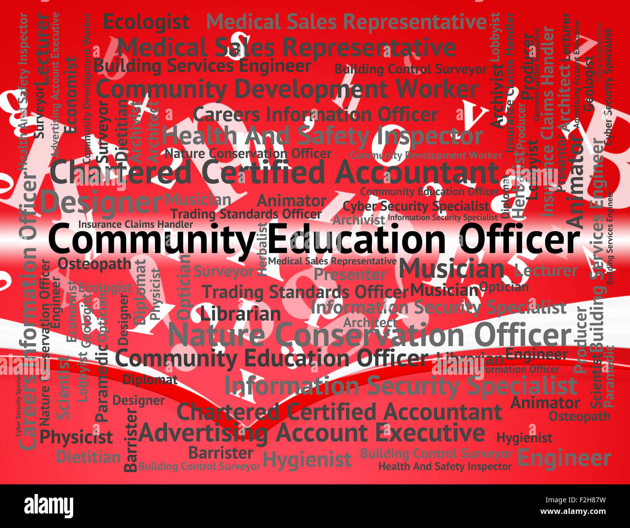Community Education Officer Showing Organized Group And United Stock Photo