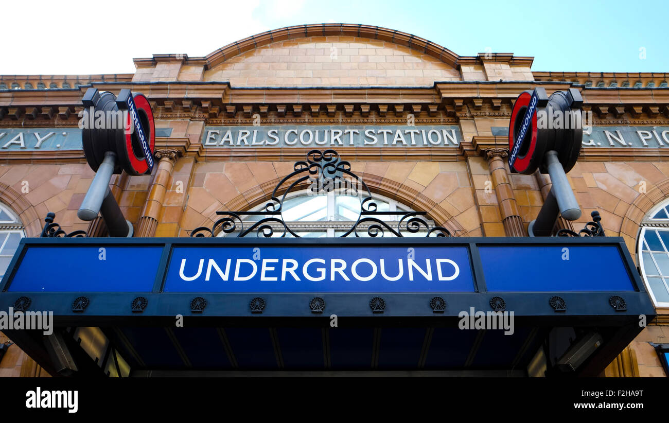 Earls Court Station Stock Photo