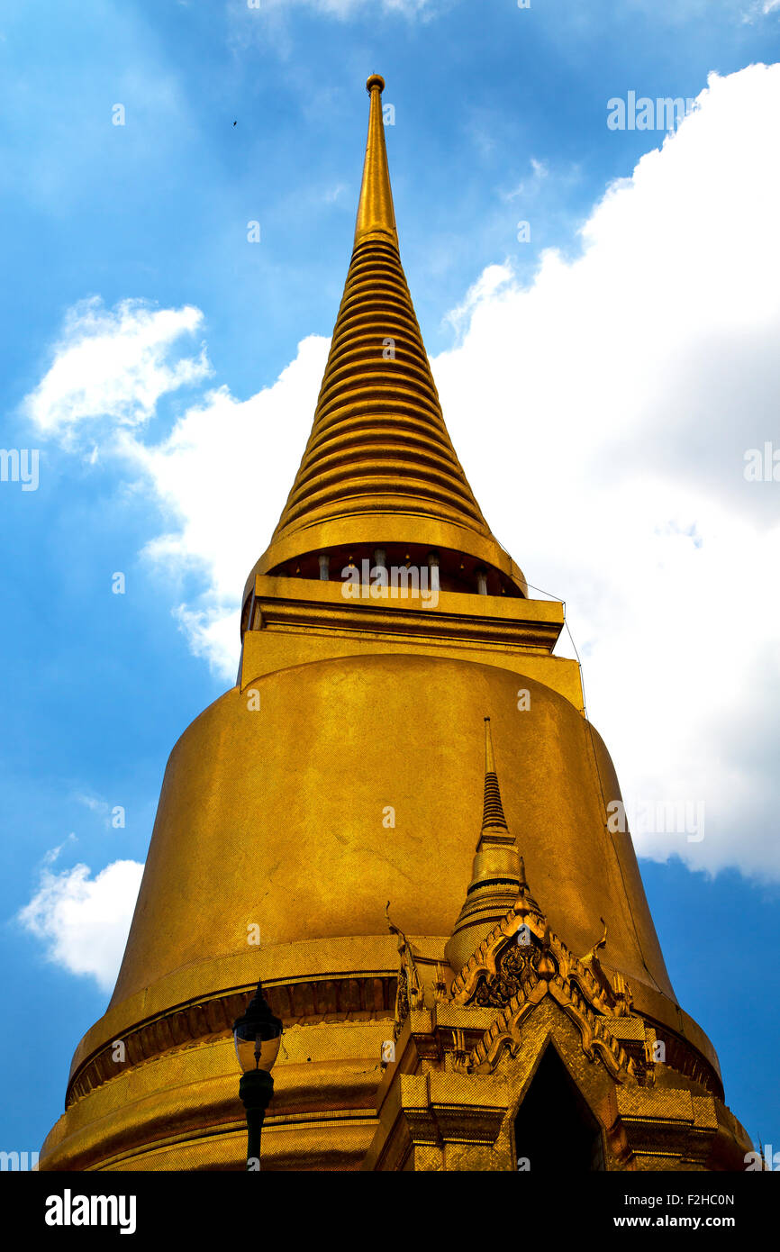 bangkok in temple thailand abstract cross colors roof wat asia sky and ...