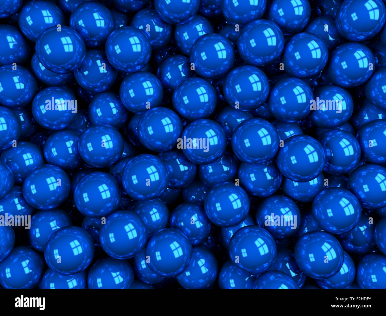 3d render glossy abstract balls background Stock Photo - Alamy