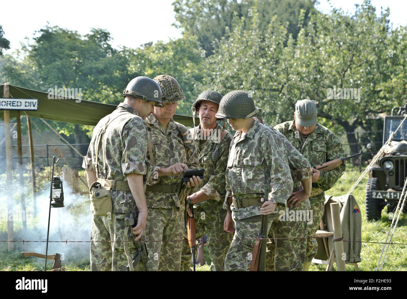 US Army 1940 s WWII Reenactors Credit Scott Carruthers Alamy Live News 