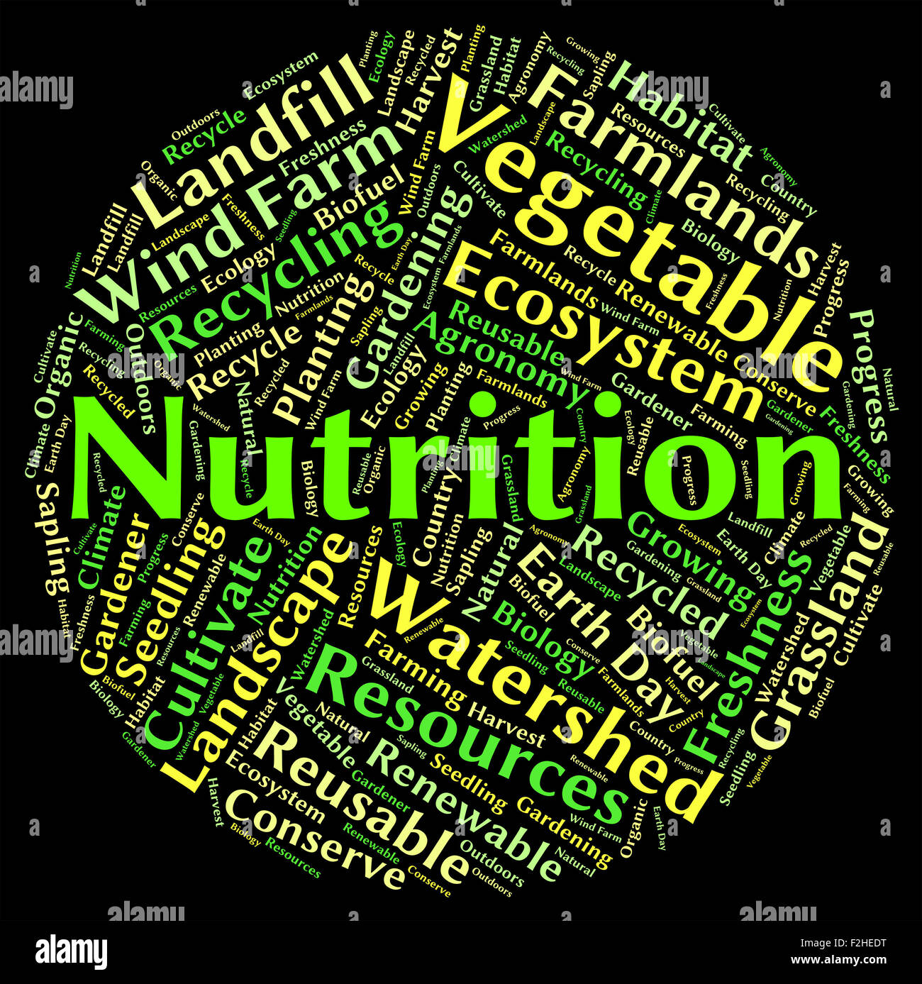 Nutrition Word Meaning Text Diets And Nutrient Stock Photo - Alamy