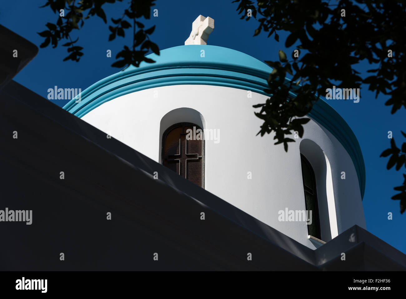 Part of traditional church in Kos island, Greece Stock Photo