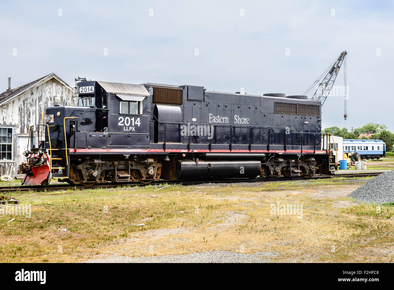 EMD GP38 No 2014 Diesel Bay Coast Railroad, Cape Charles