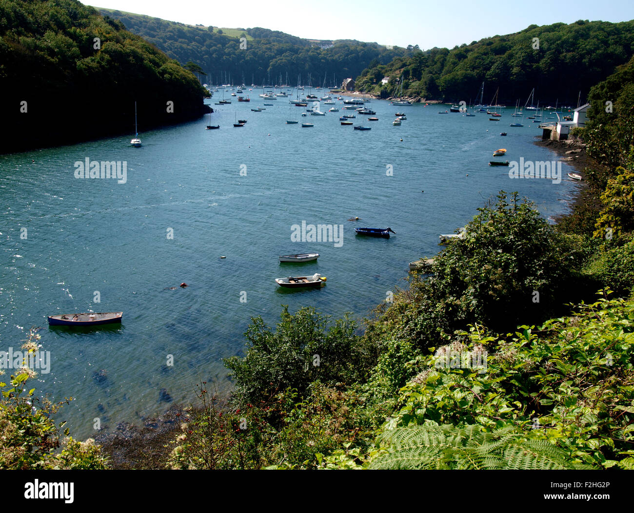 River Yealm at Newton Ferrers, Devon, UK Stock Photo Alamy