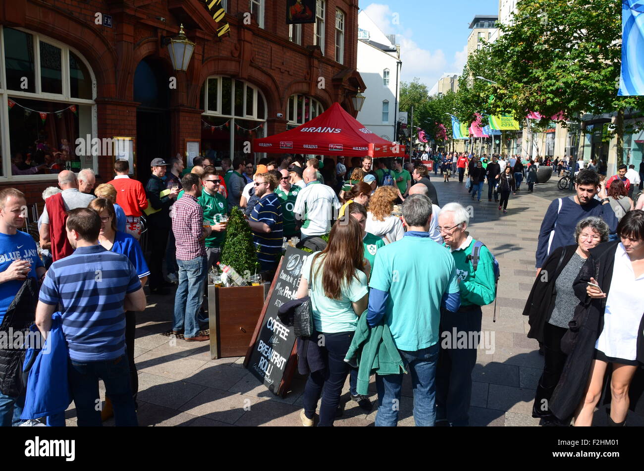 Cardiff Rugby World Cup 2015 Finals Stock Photo Alamy