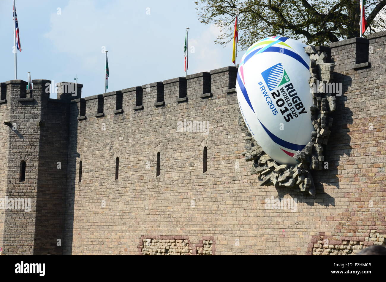 Cardiff Rugby World Cup 2015 Finals Stock Photo