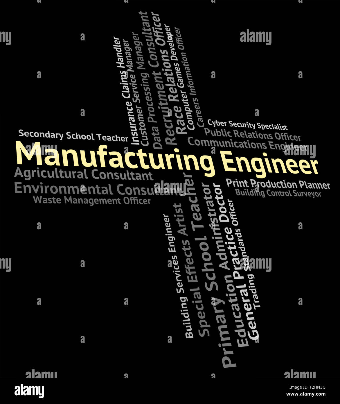 Manufacturing Engineer Meaning Career Mechanics And Export Stock Photo