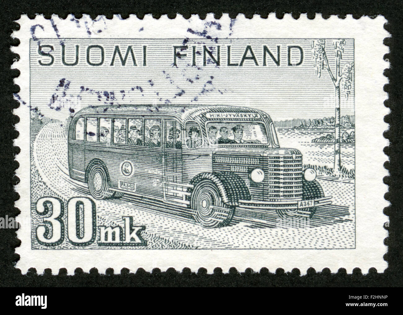 Finland, bus, Transportation Stock Photo - Alamy