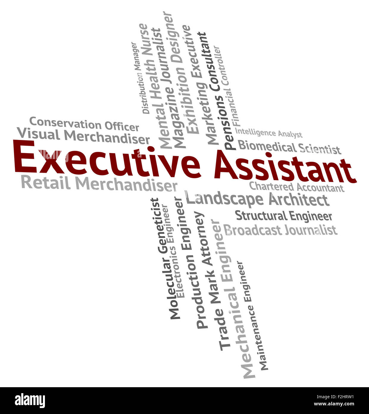 Executive Assistant Meaning Senior Manager And Principal Stock Photo